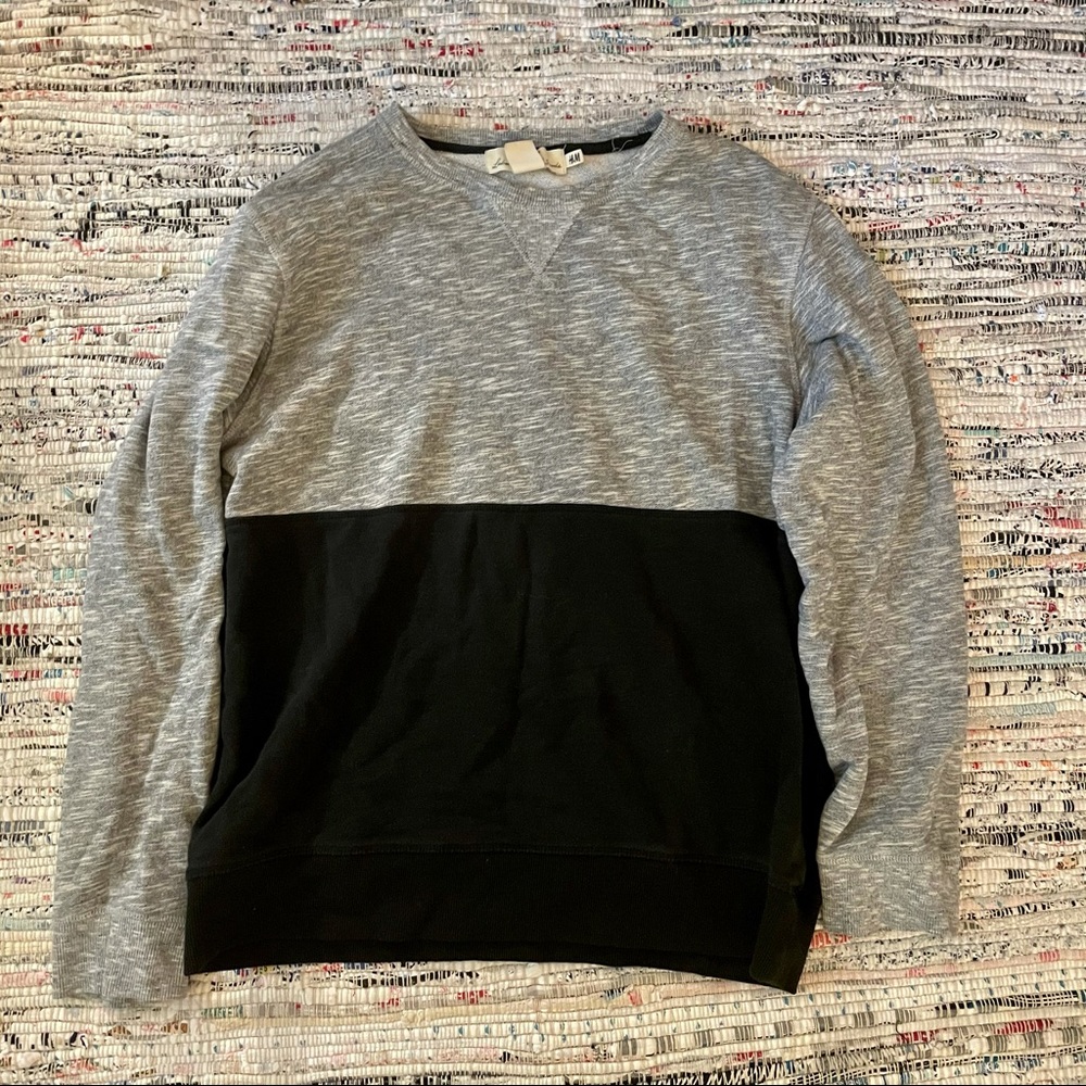 Large H&M Color-Blocked Crewneck